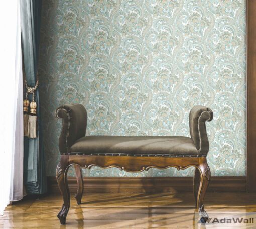 Colorful classic paisley wallpaper  AW4711 - Image 2