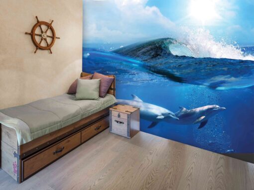 The Dolphins Wallmural M886