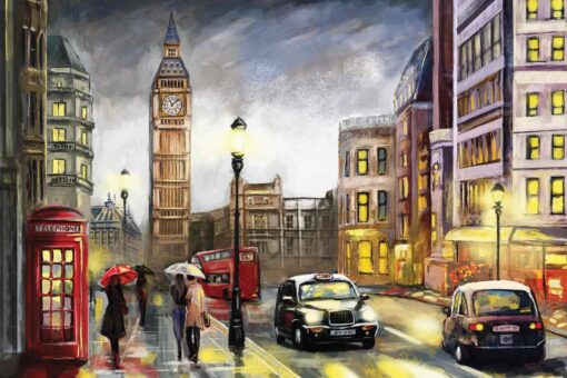 Big Ben London Arts WALPAPER M893 - Image 2