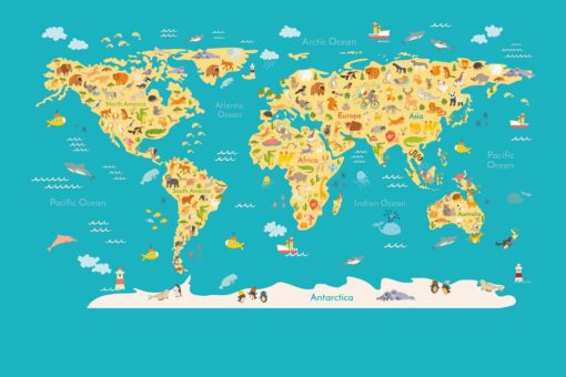 Kids Animal Map - M938 - Image 2