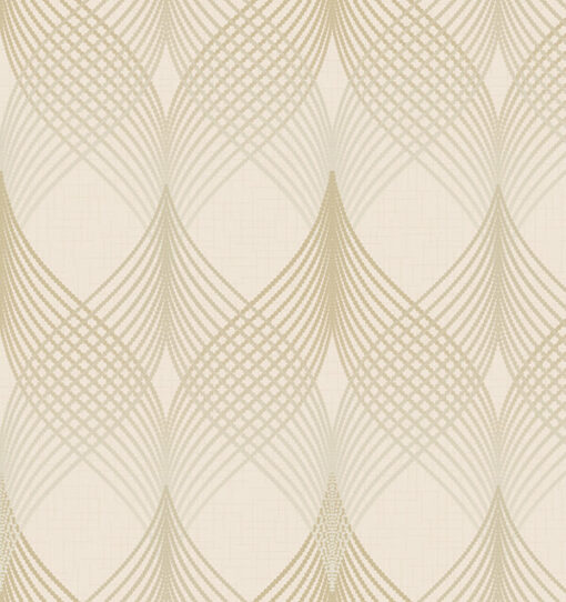 Neoclassical wavey ornament wallpaper  AW1620 - Image 3