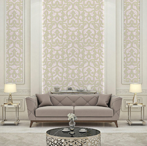 Bold neoclassical damask ornament wallpaper AW78010 - Image 3