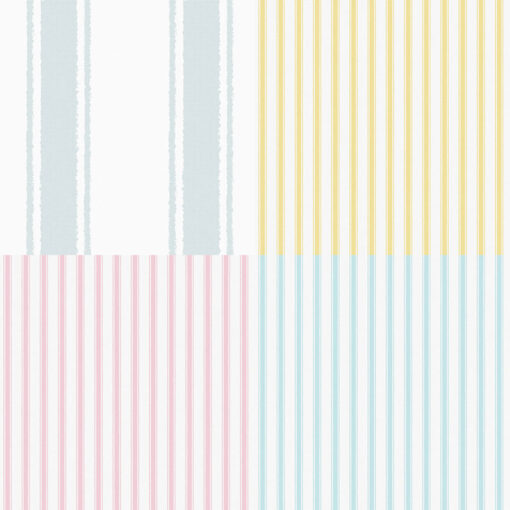 Classical striped wallpaper for kids room 8900