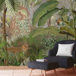 Amazon Hidden Leopard Wallmural - A309