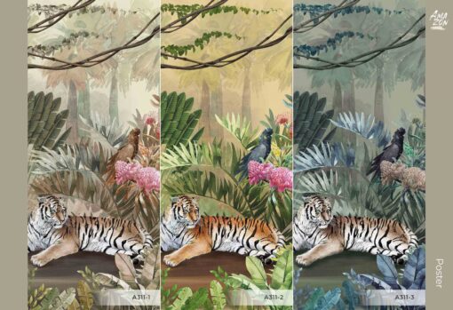 Amazon Tiger Wallmural - A311 - Image 2