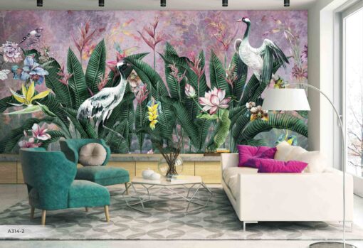 Amazon Swans Wallmural - A314