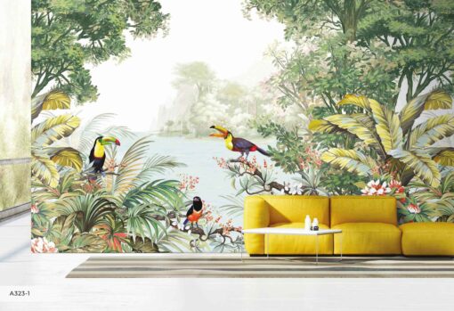 Amazon Colourful Toucans Wallmural - A323 - Image 3