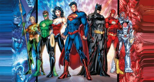 JUSTICE LEAGUE SUPERHEROES STAND - Image 2