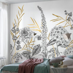 Bumble Bee Wallmural ( 400 x 280 cm)