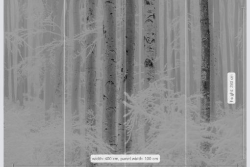 Winter Wood Wallmural ( 400 x 280 cm) - Image 3