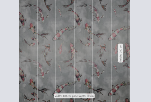 Koi Wallmural ( 300 x 280 cm) - Image 4