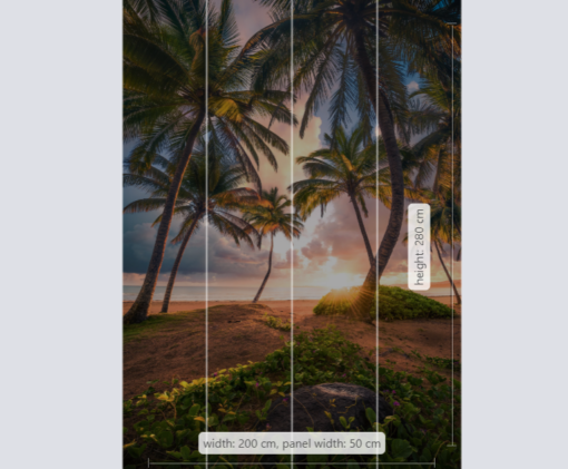 Vertical Paradise Wallmural ( 200 x 280 cm) - Image 3