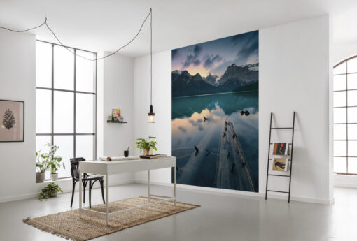 Burning Emerald Wallmural ( 200 x 280 cm)