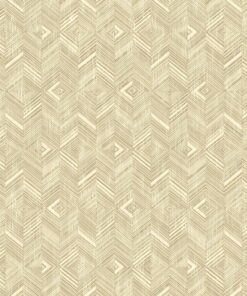 Geometric Design Wallpaper Yellow- Jumbo Roll 16.5 sq mtr