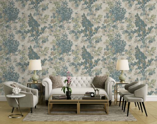 Leaf Pattern Wallpaper That Will Make Your Rooms Look Stylish and Simple Beige- Jumbo Roll 16.5 sq mtr - Image 3