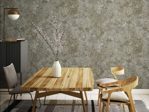 Leaf Pattern Wallpaper That Will Make Your Rooms Look Stylish and Simple Dark- Jumbo Roll 16.5 sq mtr - Image 2