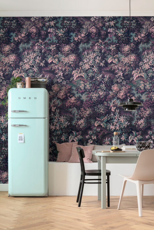 Botanique Aubergine Wallmural ( 300 x 280 cm)