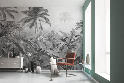 Amazonia Black and White Wallmural ( 400 x 250 cm) - Image 3