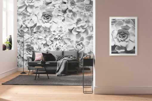 Shades Black and White Wallmural ( 400 x 250 cm)