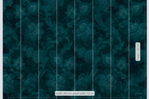 Fleurs de Nuit Wallmural ( 400 x 280 cm) - Image 3