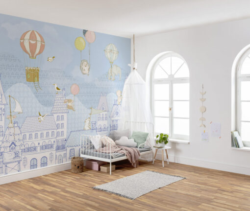 Rooftop Ralley Wallmural ( 350 x 250 cm)