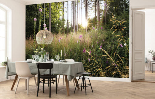 Summer Glade Wallmural ( 350 x 250 cm)