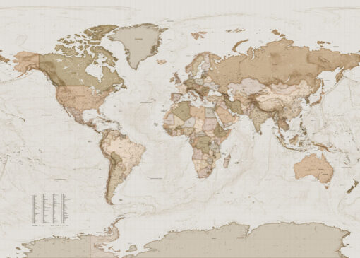 Earth Map Wallmural ( 350 x 250 cm) - Image 2