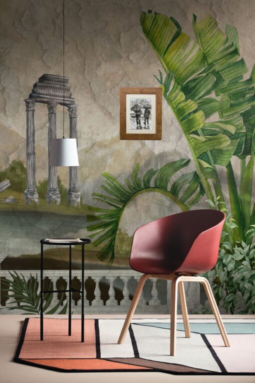 Antique Greek Columns Mythological Backyard Wallpaper Rome Wallmural - Image 4