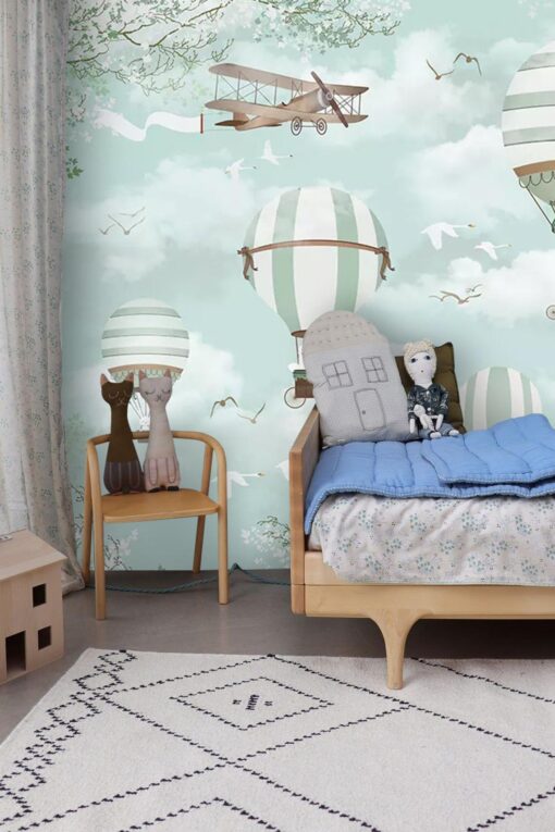 HotAir Balloons Kids Wallpaper Wallmural - Image 4