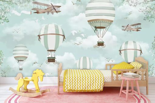 HotAir Balloons Kids Wallpaper Wallmural