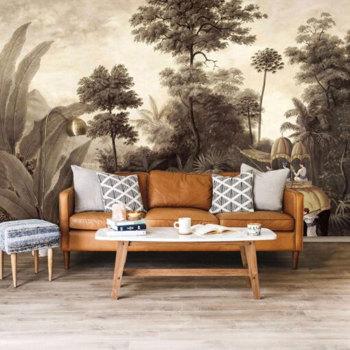 Humans And Animals Wallpaper Wallmural