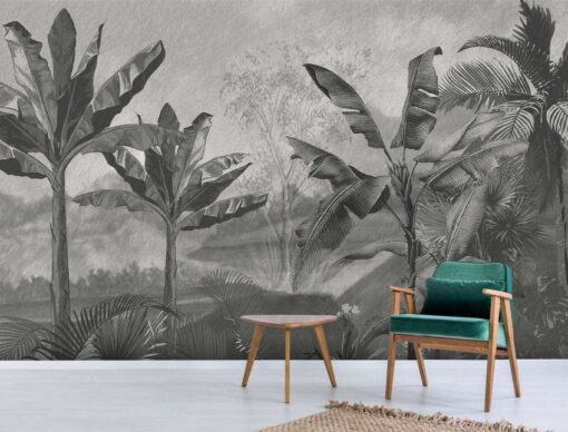 Tropical High Trees Wallmural