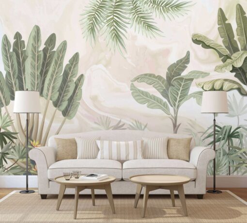 Tropical Trees Wallmural