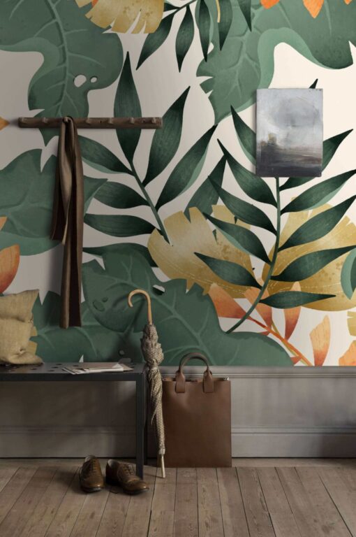 Colourful Leaf Wallmural - Image 4