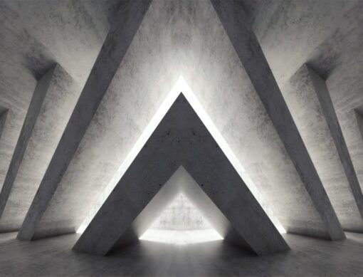 Concrete Design Geometric Wallpaper Wallmural - Image 4