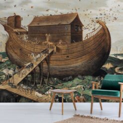 Noah's Ship Wallpaper Wallmural