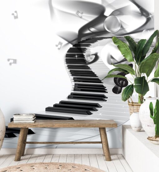 Piano Wallpaper Keyboard Wall Decor Wallmural - Image 5