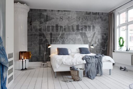 Stone Apple Wallmural - Premium