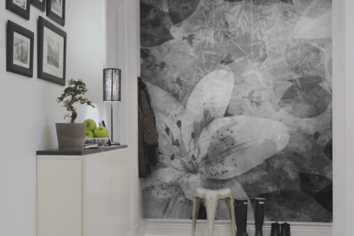 Garden of Dreams, black & white Wallmural - Premium - Image 3