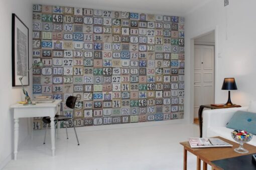 House Numbers Wallmural - Premium - Image 3