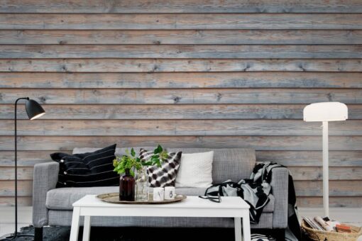 Horizontal Boards Wallmural - Premium