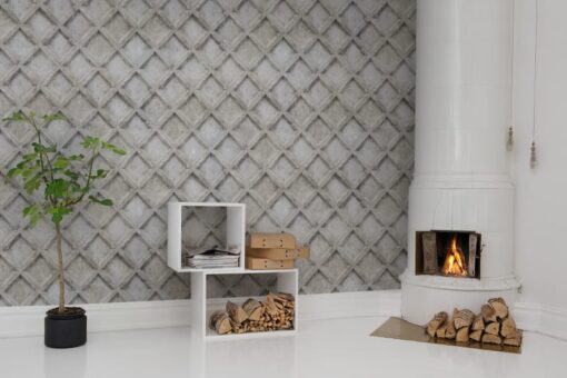 Concrete Trellis Wallmural - Premium