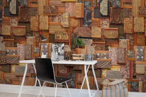 Vintage Books, cover Wallmural - Premium