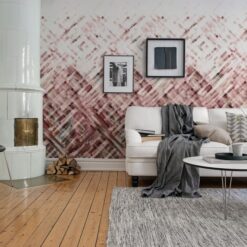 Dream Weaver, Burgundy Wallmural - Premium