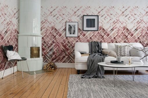 Dream Weaver, Burgundy Wallmural - Premium