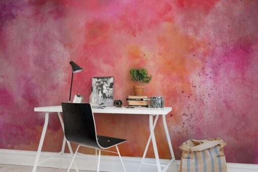 Color Clouds, Chili Wallmural - Premium