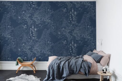 Treasure Hunt, Midnight Wallmural - Premium