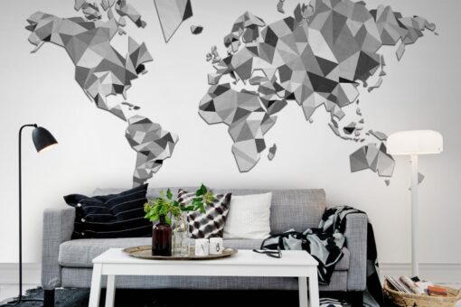 Triangle Land, Graphic Wallmural - Premium - Image 3