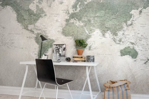 School Atlas Wallmural - Premium