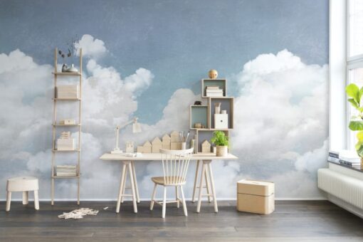 Cuddle Clouds Wallmural - Premium